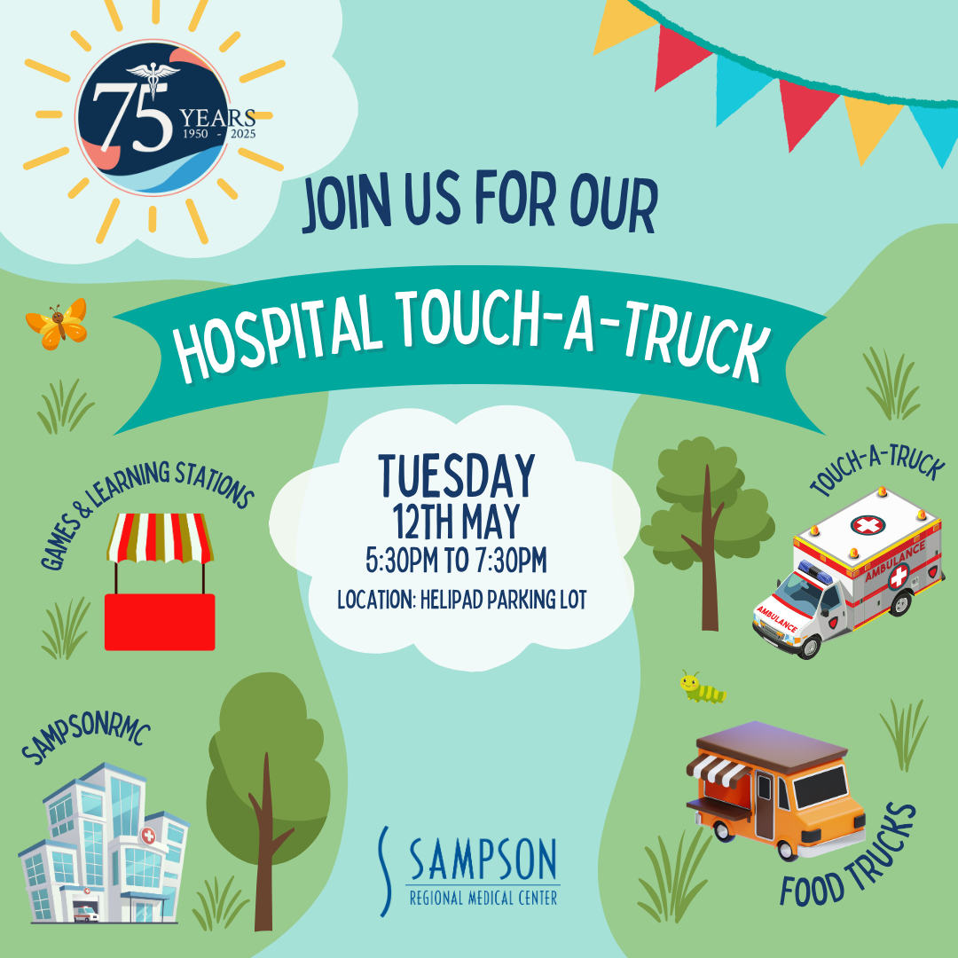 Sampson Regional Medical Center Hosts Hospital Week Touch-A-Truck Event